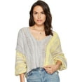 thumbnail image 1 of Free People Womens Amethyst Sweater Grey S, 1 of 1