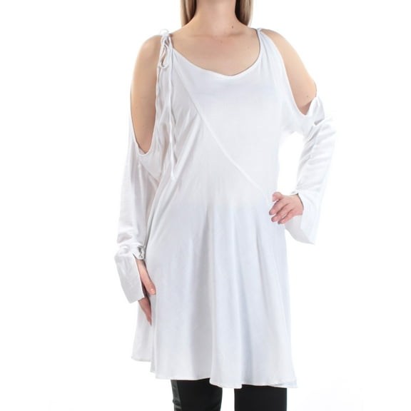 Free People Womens Clear Skies Shift Dress, White, X-Small