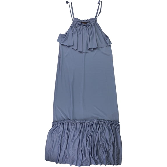 Free People Womens Coco Maxi Dress, Blue, Small