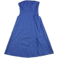 thumbnail image 1 of Free People Womens Cotton Strapless A-line Dress, Blue, 0, 1 of 1