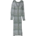 thumbnail image 1 of Free People Womens Cozy Up Cardigan Maxi Dress, Blue, Small, 1 of 2