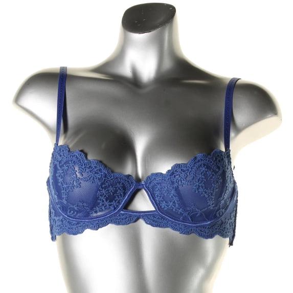 Free People Womens Day Dreamer Mesh Embroidered Underwire Bra