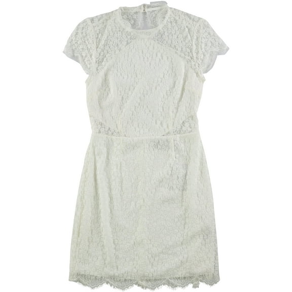 Free People Womens Daydream Lace A-line Dress, White, 4