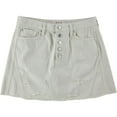 thumbnail image 1 of Free People Womens Denim A-line Skirt, White, 31, 1 of 1