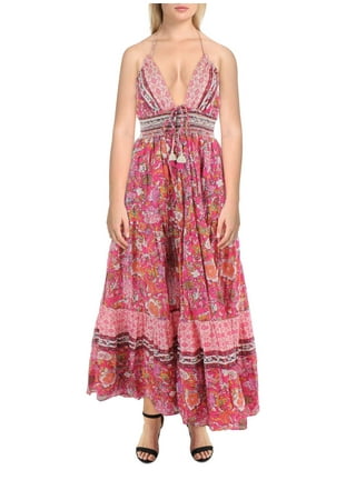 Free people claire shop printed maxi slip