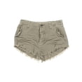 thumbnail image 1 of Free People Womens Frayed Button Fly Cutoff Shorts, 1 of 2