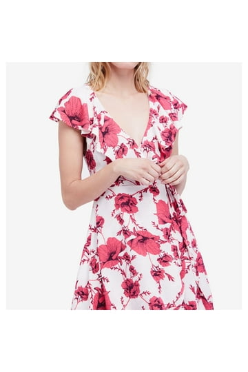 knee length dresses for ladies Free People French Quarter Mini Wrap Dress, Size Small – Vanessa Jane main image 1