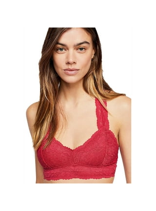 Free People Intimately Essential Lace Bandeau Bralette Bra Extra Small-XS  NUDE