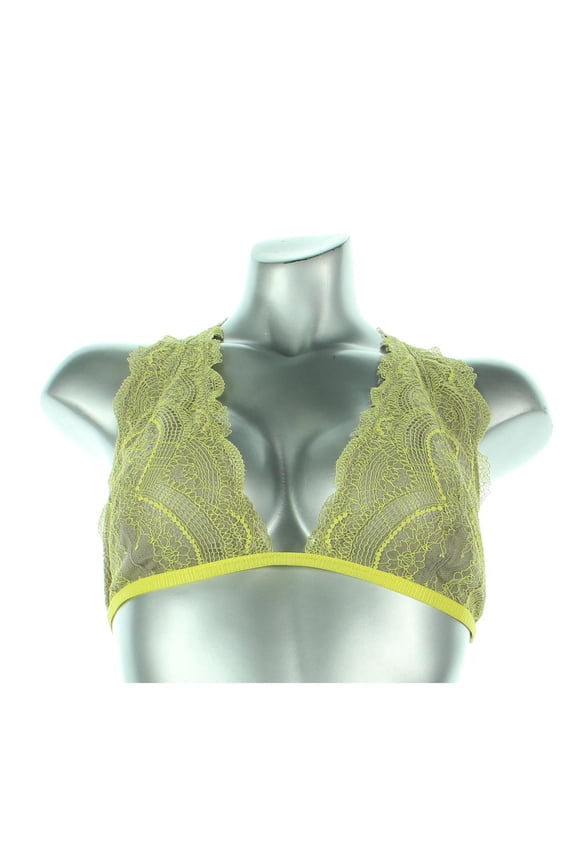 Womens Get Down Lace Halter Bralette