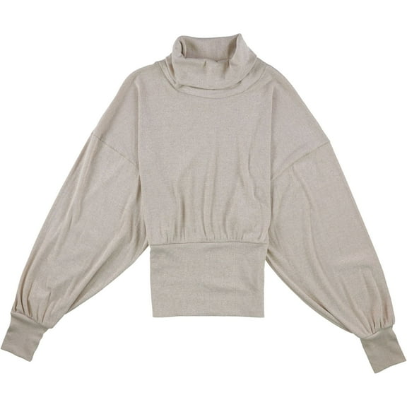 Free People Womens Glam Pullover Sweater, Off-White, X-Small