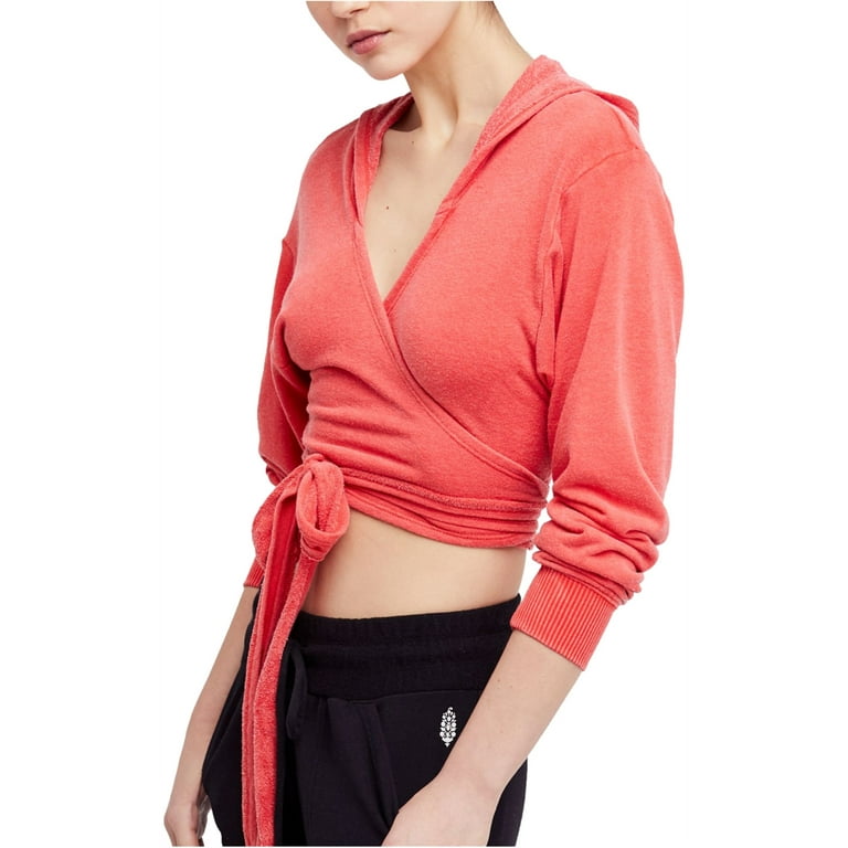 Womens wrap online sweatshirt
