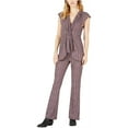thumbnail image 1 of Free People Womens In Your Eyes Vest Blouse, Purple, X-Small, 1 of 1