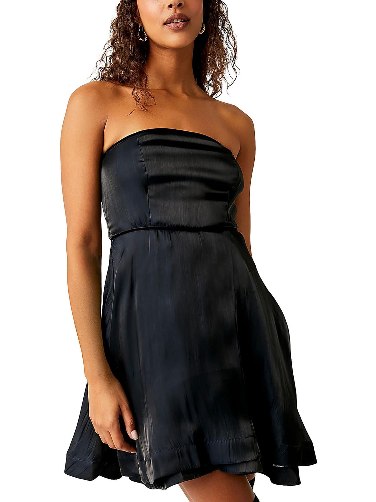 Free People Womens Layered Strapless Mini Dress - Walmart.com
