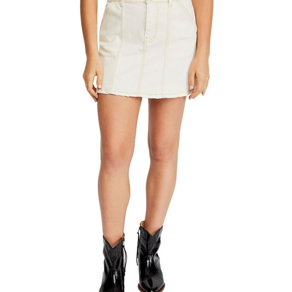 Free People Womens Lennox Mini Skirt