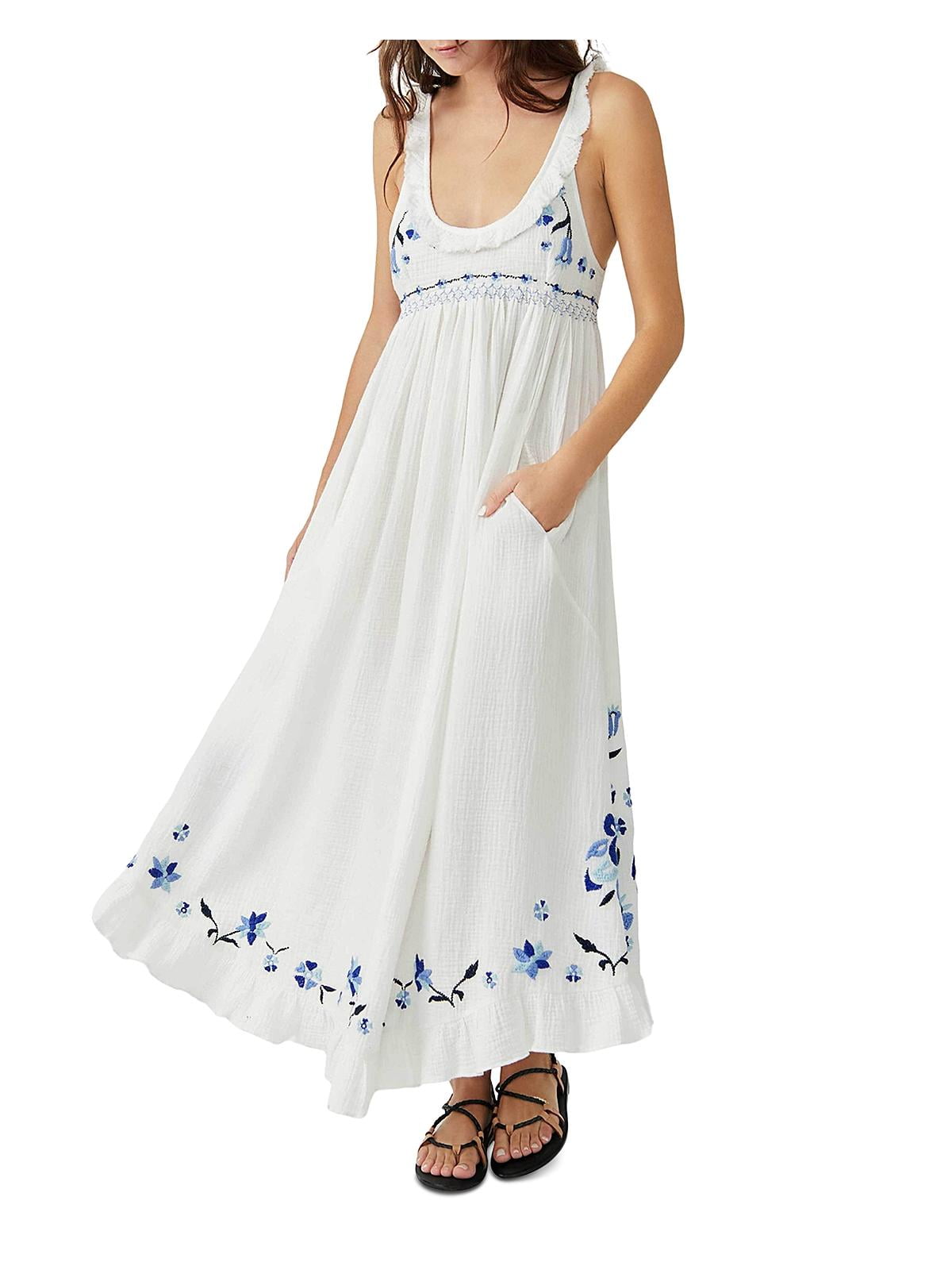 Free People Women's Magda Maxi Dress Ivory US - Walmart.com Free People Women's Magda Maxi Dress Ivory US - Walmart.com