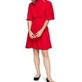 thumbnail image 1 of Free People Womens My Baby Runched Mini Dress, Red, 2, 1 of 2
