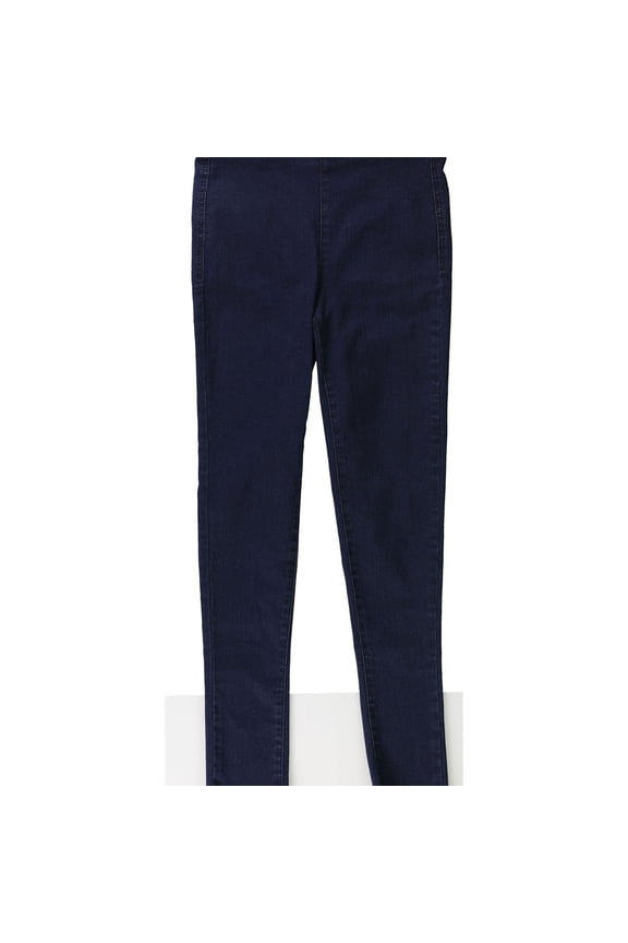 Womens Pull On Slim Fit Jeans, Blue, 24