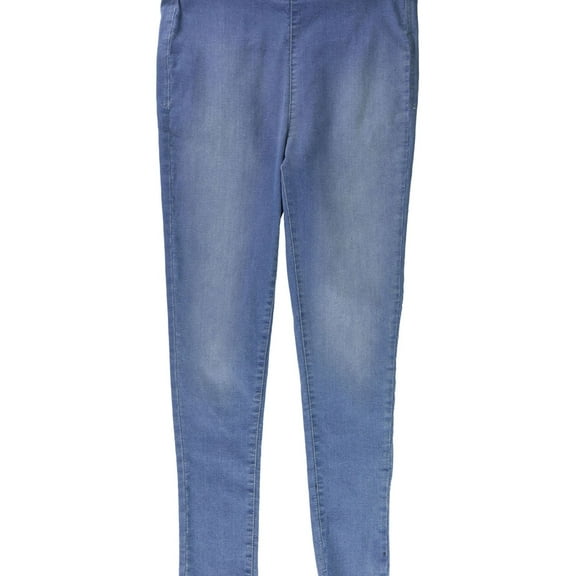 Free People Womens Pull On Slim Fit Jeans, Blue, 24