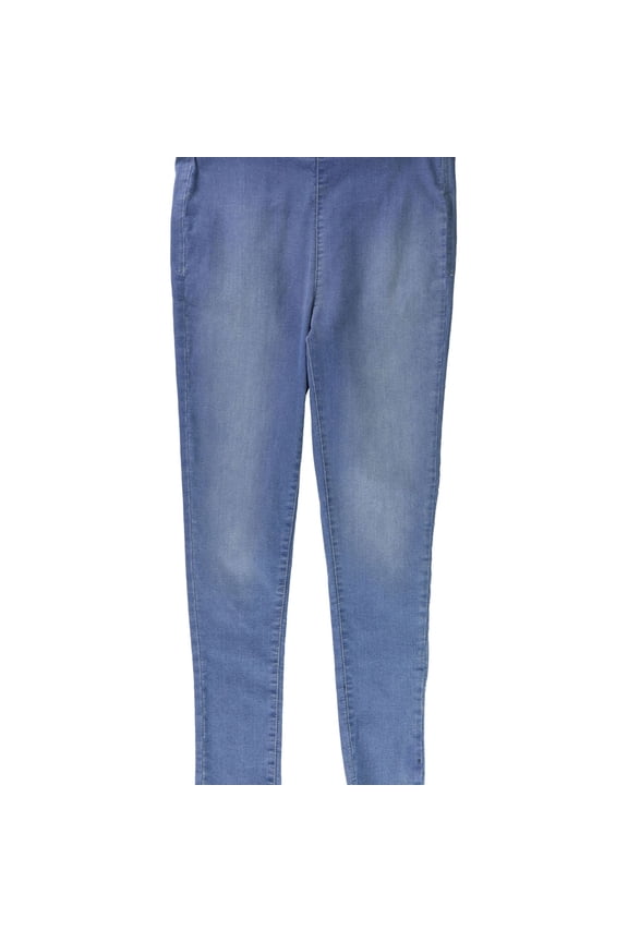 Womens Pull On Slim Fit Jeans, Blue, 24