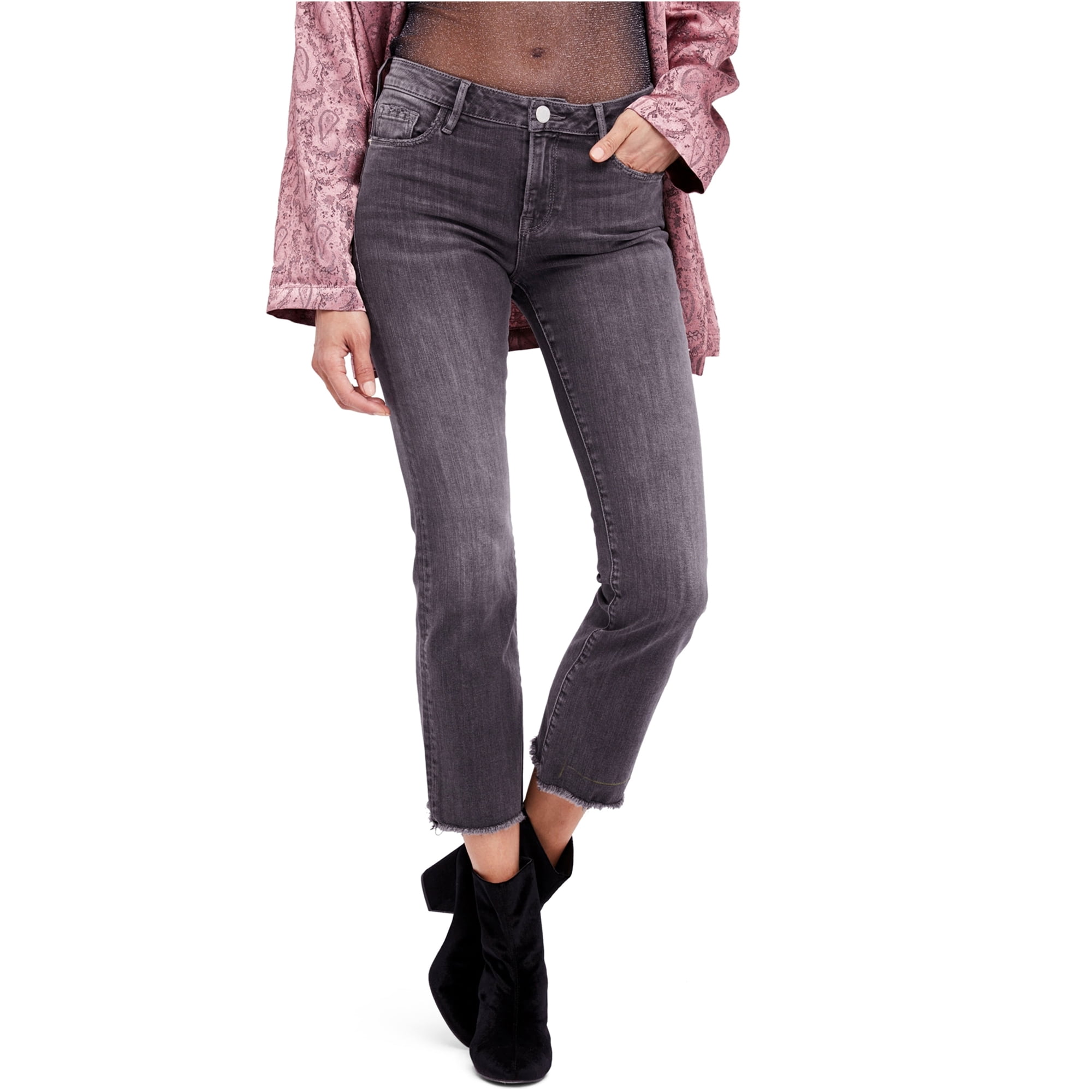 Free people hotsell cropped jeans