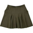 thumbnail image 1 of Free People Womens Ruffle A Line Mini Skirt, Green, Medium, 1 of 4