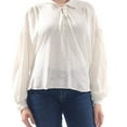 thumbnail image 1 of Free People Womens Rush Hour Peasant Blouse, Off-White, X-Small, 1 of 4