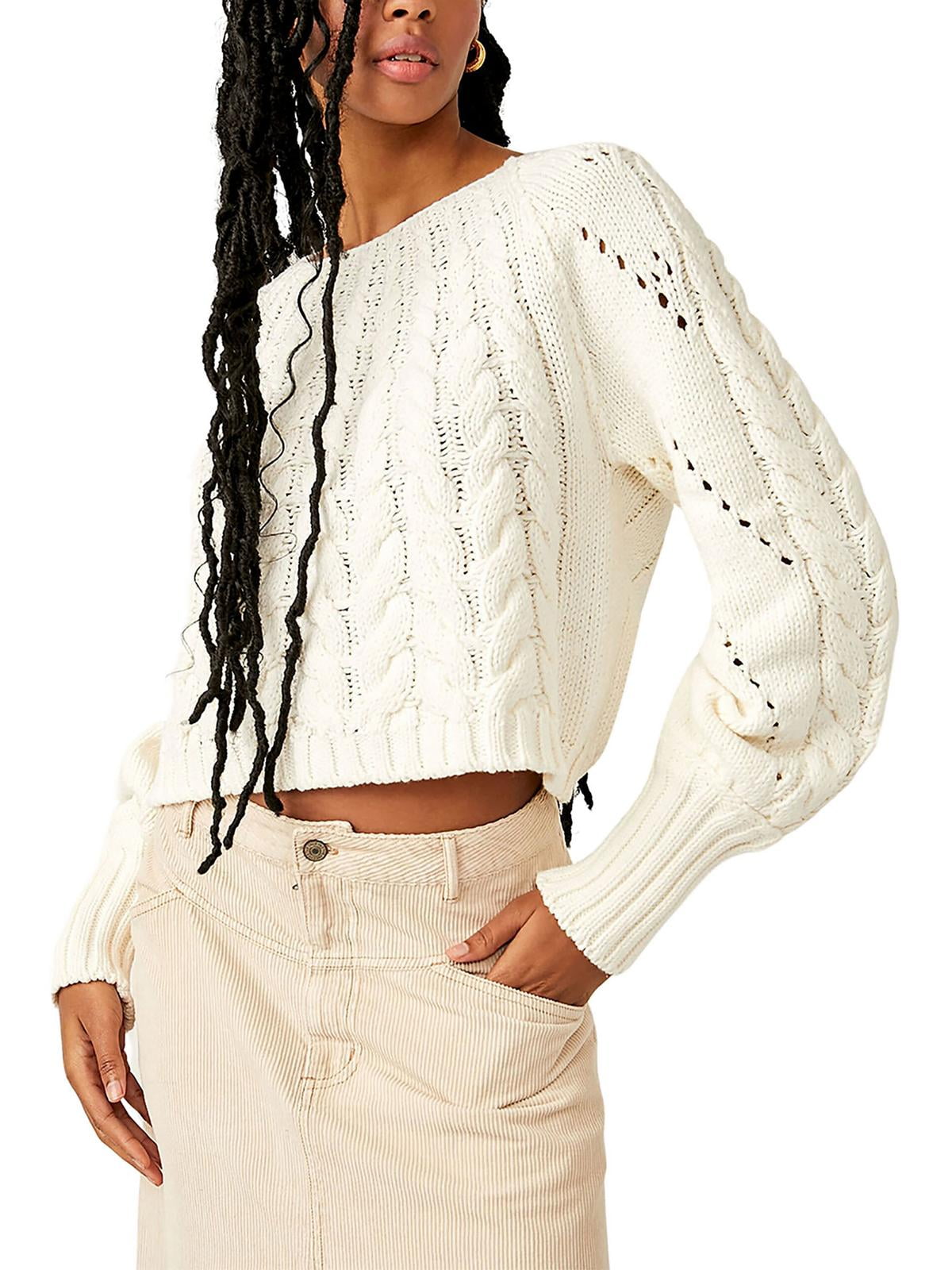 Free People Womens Menace Solid Tunic Sweater Purple X Small Walmart
