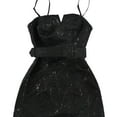 thumbnail image 1 of Free People Womens Show Stopper Mini Dress, Black, 6, 1 of 5