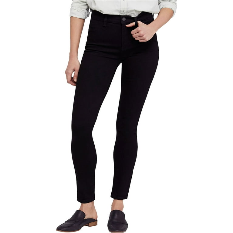 Free People Womens Solid Jeggings Black 25