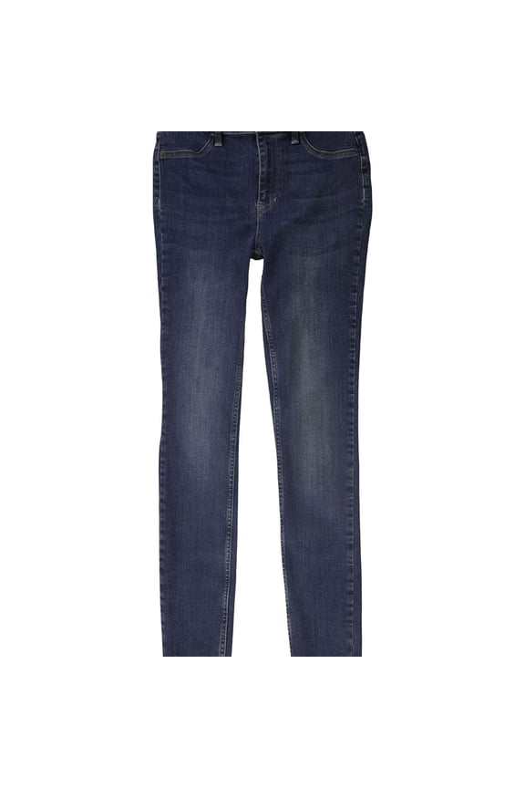 Womens Solid Jeggings, Blue, 24