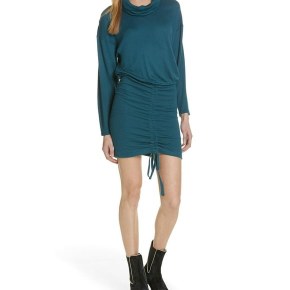 Free People Womens Sundown Jersey Dress, Blue, X-Small