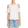 thumbnail image 1 of New Free People Women's Taurus Tee Cotton White, 1 of 2