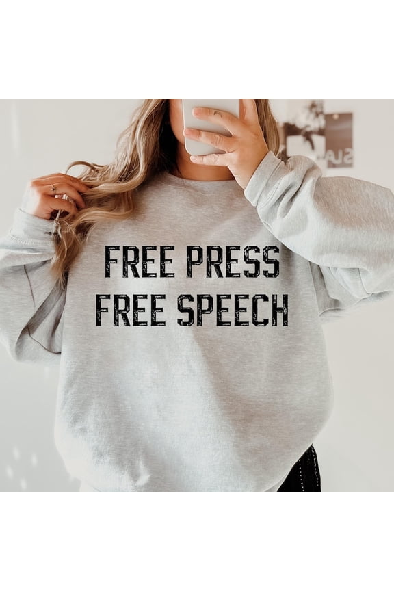 Free Press Free Speech 1st Amendment Shirt, Free Speech T-Shirt, Freedom Of Speech Sweatshirt All Size S-5Xl