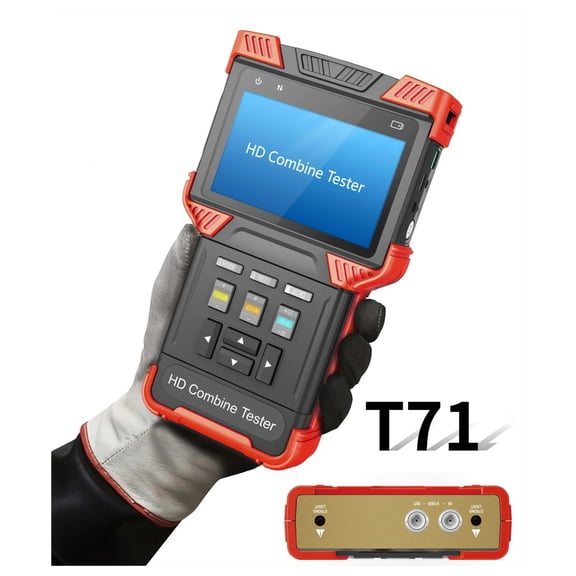 Free Professional CCTV TESTER Monitor H.264/ H.265/ 4K 1080P IP Analog Camera Tester 4.0 Inch HD Combine Tester DT-T70/T71 ,Video Surveillance Testing