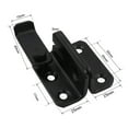 thumbnail image 1 of Free Punching Wardrobe Door Bolt Latch Drawer-Lock Safety Stainless Steel, 1 of 7