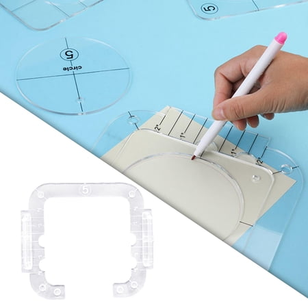 Free Quilting Template Ruler Frame Drawing DIY Sewing Pattern Stencil
