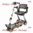 thumbnail image 1 of Free Rider USA - Luggie Elite - Compact Lightweight Foldable Scooter - 4-Wheel - Champagne, 1 of 2