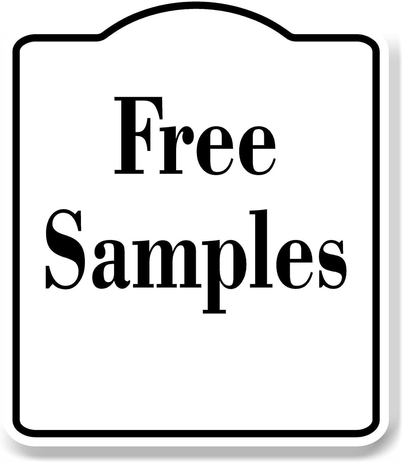 Simple Sign Sample Free Samples Elegant WB Aluminum Composite Sign 8.5''x10'' - Walmart.com