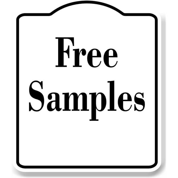 Free Samples Elegant WB Aluminum Composite Sign 8.5''x10''