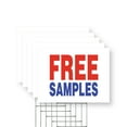 thumbnail image 1 of Free Samples Yard Sign 5 Pack of 12 Inch x 16 Inch Double Sided Weatherproof Heavy-Duty Plastic with Stake | Retail Promotions, Customer Incentives, Business Signage | Made in USA, 1 of 7
