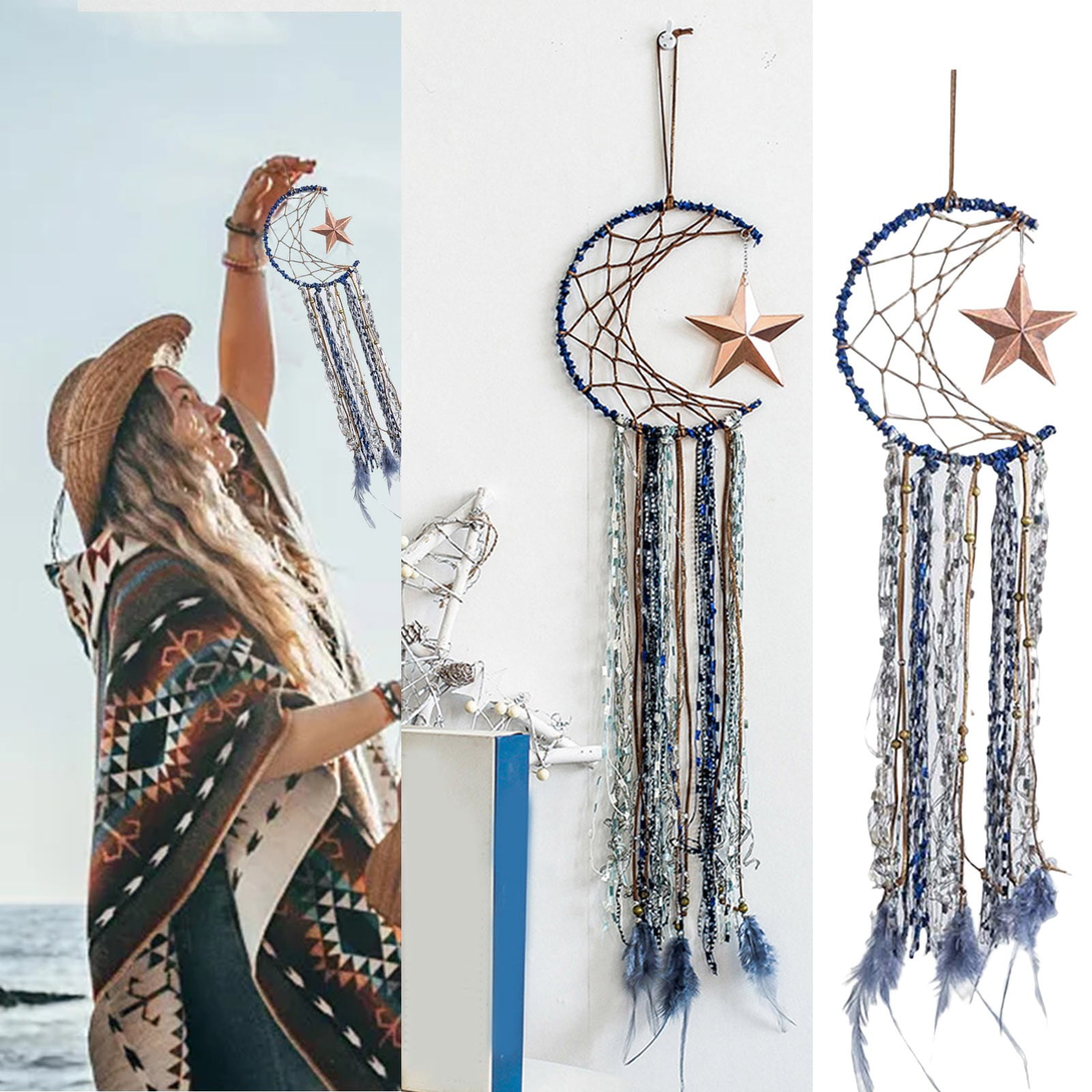 Clearance sale! Large Boho Wall Hanging Decor Dreamcatchers Woven