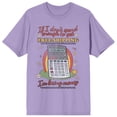 thumbnail image 1 of Free Shipping Girl Math Women's Purple Short Sleeve Tee, 1 of 2