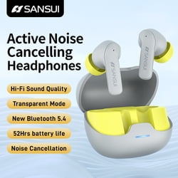 Free Shipping USA Warehouse Sansui W23 ANC ENC Dual Noise Cancelling Bluetooth Earbuds Hi-Fi Stereo Music TWS Wireless Earphone