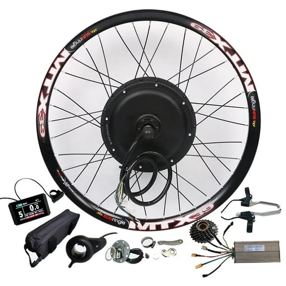 Free Shipping USA Warehouse in Stock 27.5" 48V/52V2000W MTX Electric Bicycle Hub Motor Electric Bike Conversion Kit with 40A Controller and LCD8H Display