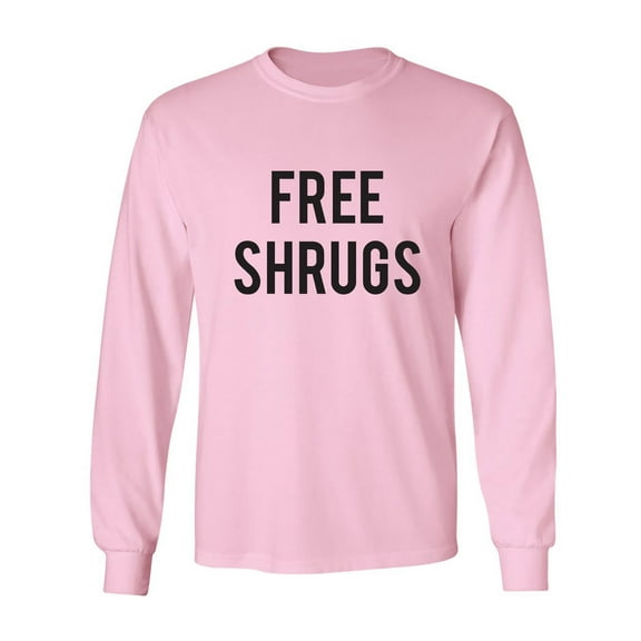 Free Shrugs Adult Long Sleeve T-shirt