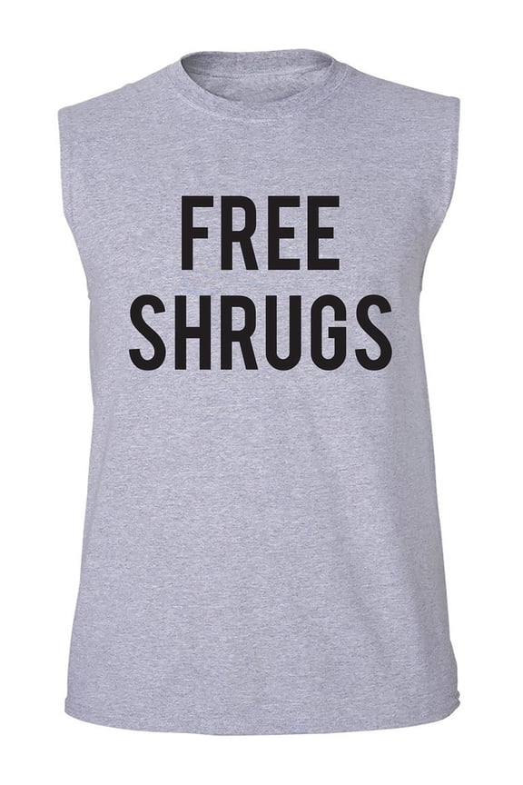 Free Shrugs Adult Sleeveless Tee