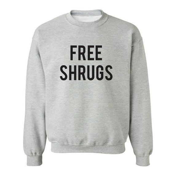 Free Shrugs Crewneck Sweatshirt