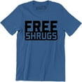 thumbnail image 1 of Free Shrugs Funny Cool Gift Cute Sarcastic Young Men's T-Shirt, 1 of 4