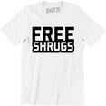 thumbnail image 1 of Free Shrugs Funny Cool Gift Cute Sarcastic Young Men's T-Shirt, 1 of 4