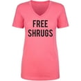 thumbnail image 1 of Free Shrugs Womens V-Neck T-Shirt, 1 of 2